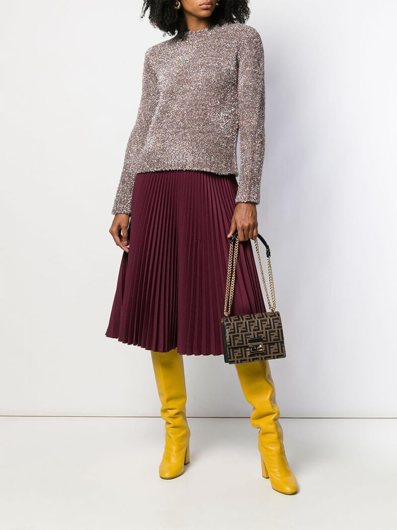 Fendi Kan U Small Bag With Embossed FF Logo 8M0417