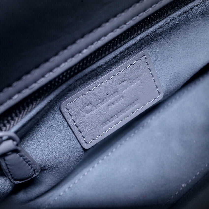 Dior Mini Lady Dior Bag in Ultramatte Cannage Calfskin M0505