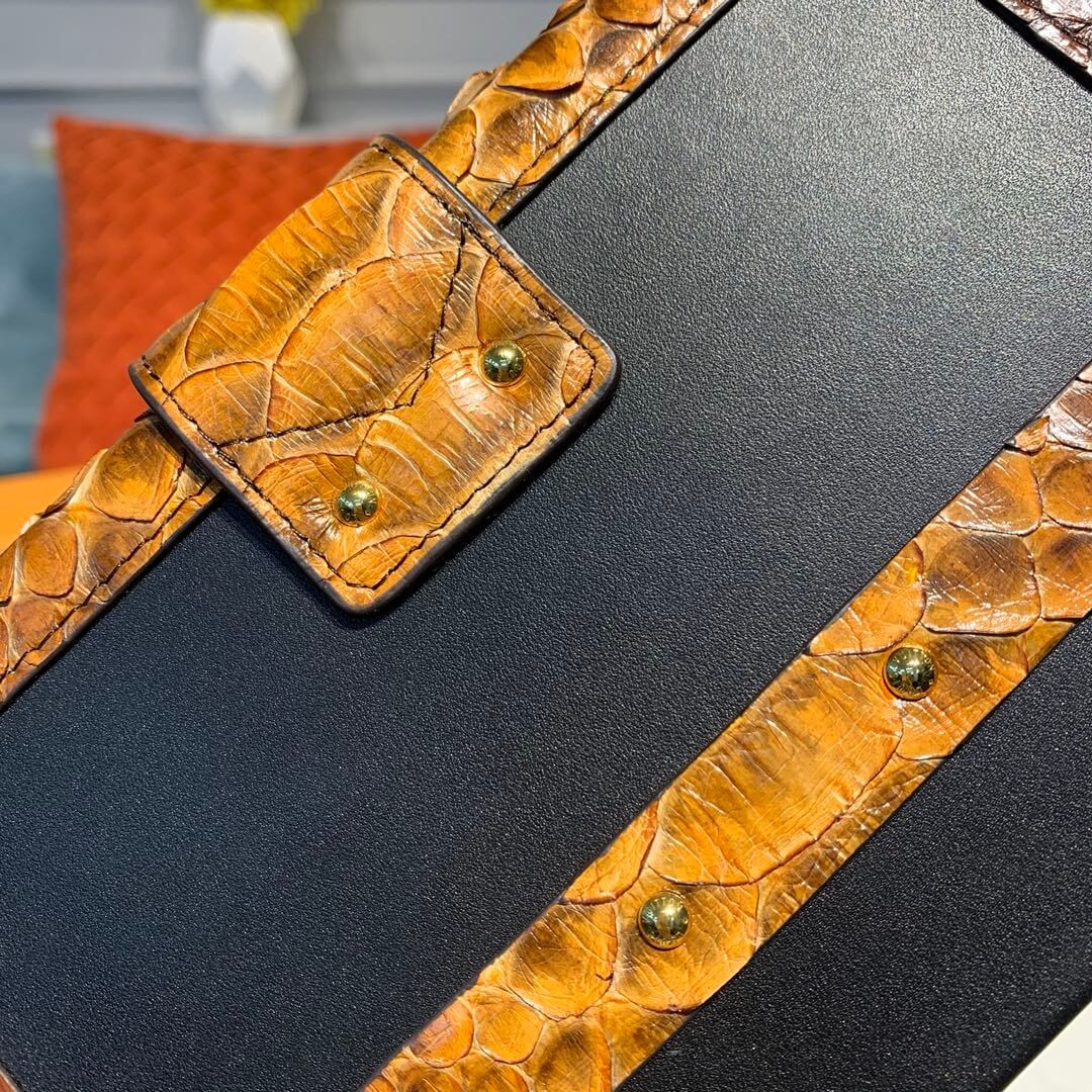 Louis Vuitton Python Leather Petite Malle N94723