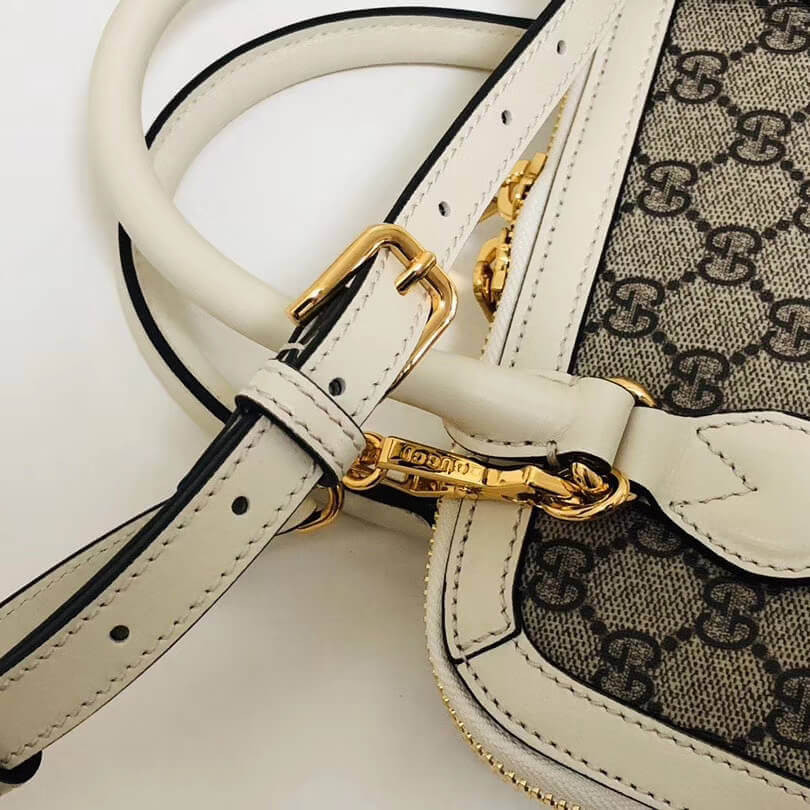 Gucci 1955 Horsebit GG Supreme Small Top Handle Bag 621220