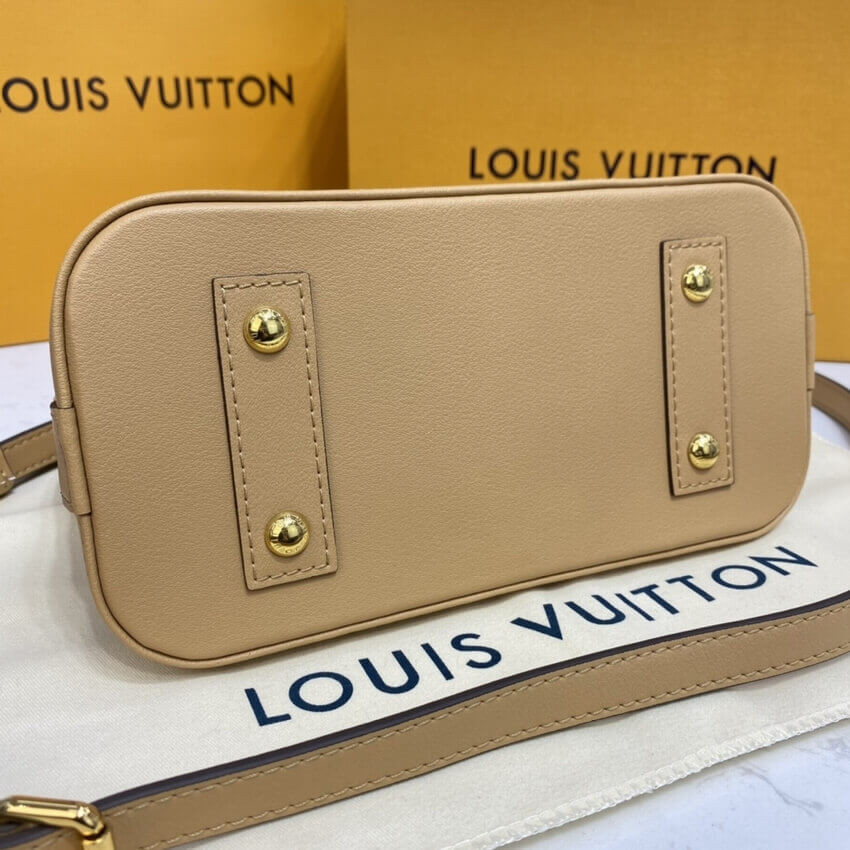 Louis Vuitton Alma BB Monogram Metal in Beige M58638