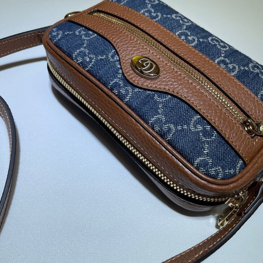Gucci Denim Ophidia GG Mini Bag 517350