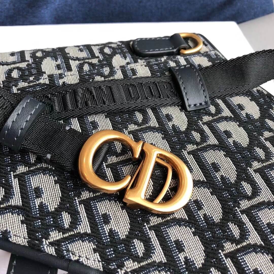 Christian Dior Oblique Saddle Belt Bag S5632