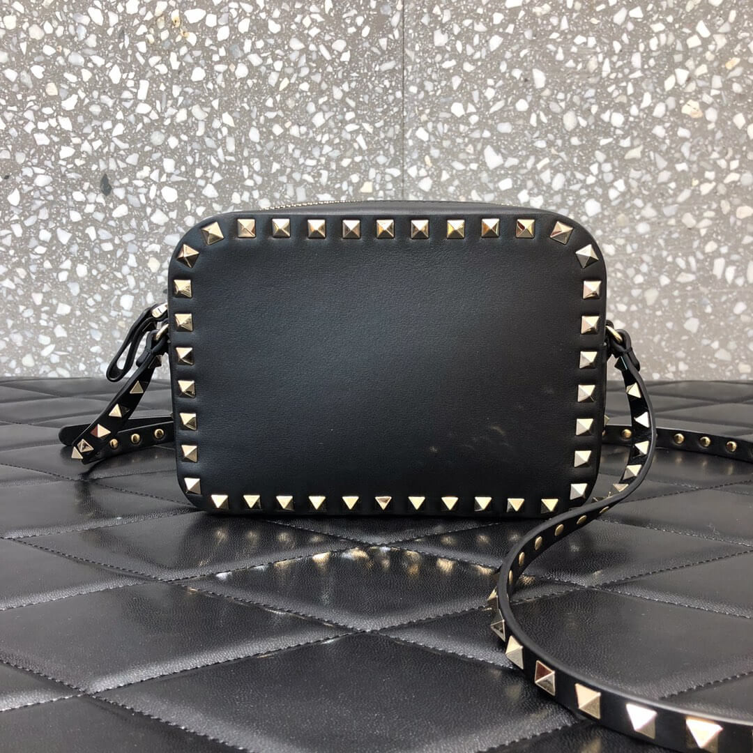 Valentino Garavani Small Rockstud Calfskin Crossbody Bag 0809