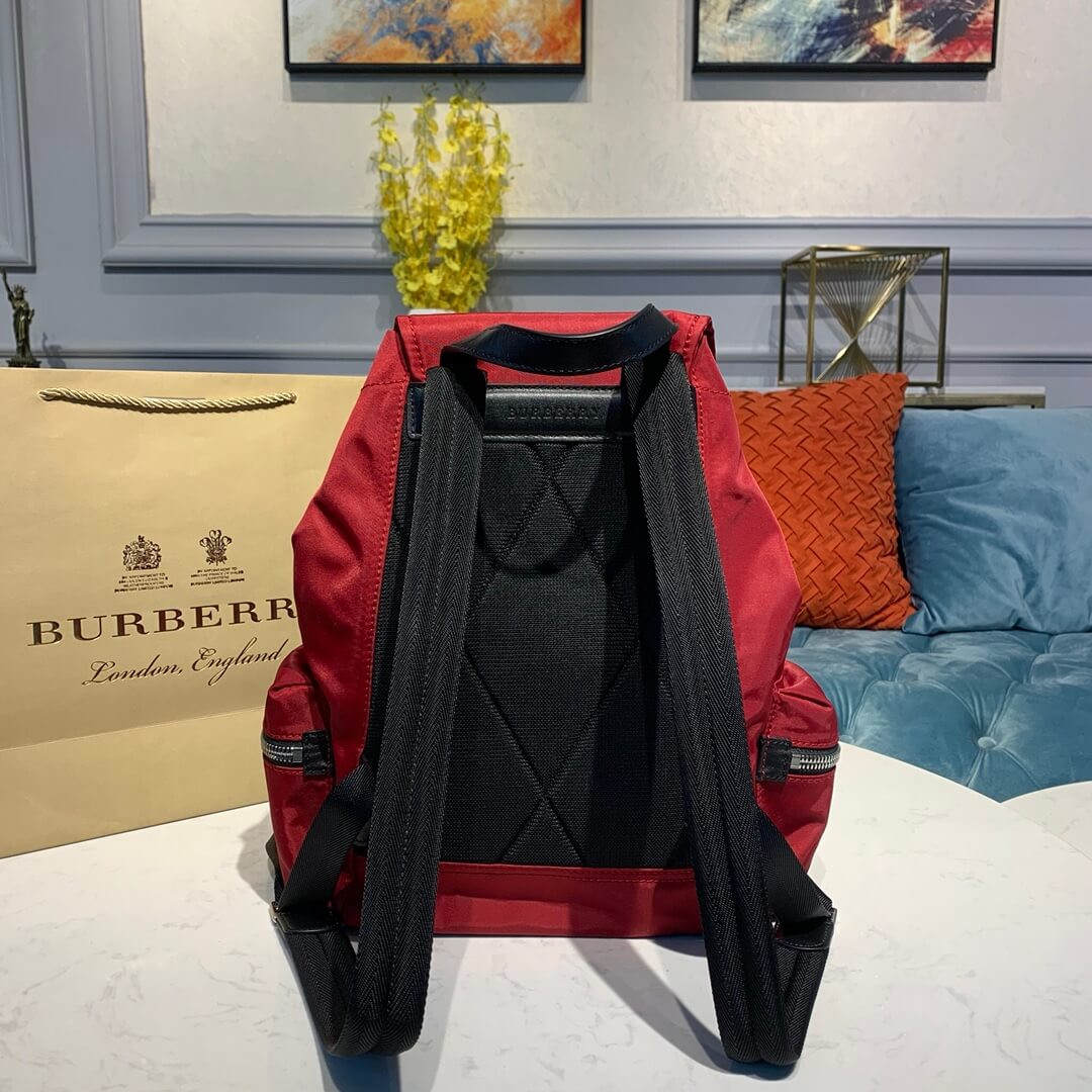 Burberry The Medium Rucksack in Logo Print Nylon 80416201