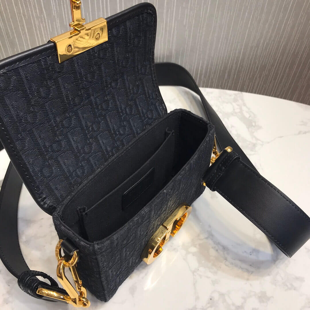 Christian Dior 30 Montaigne Box Bag Oblique Jacquard M9204