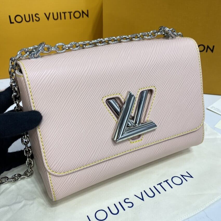Louis Vuitton Epi Leather Twist MM M50282 Rose Ballerine