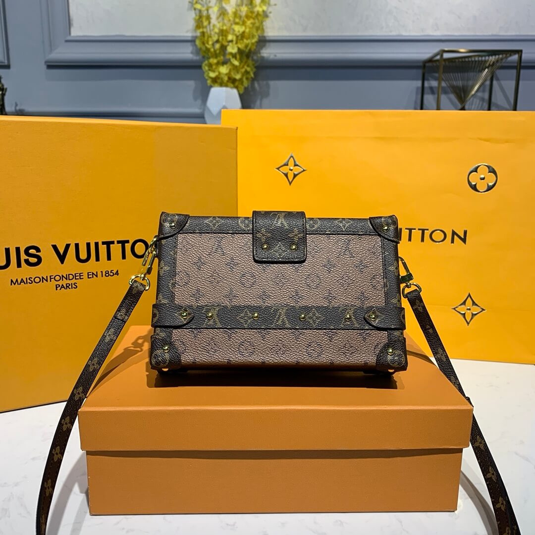 Louis Vuitton Monogram Reverse Canvas Petite Malle M44154