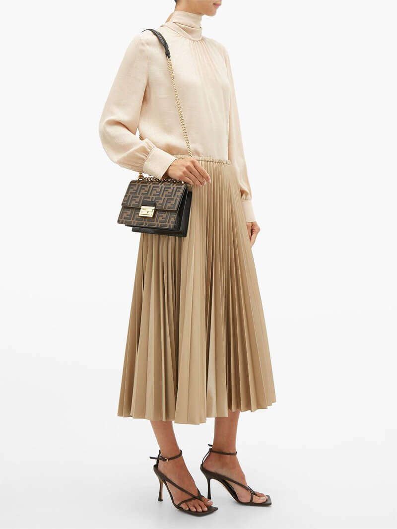 Fendi Kan U Small Bag With Embossed FF Logo 8M0417