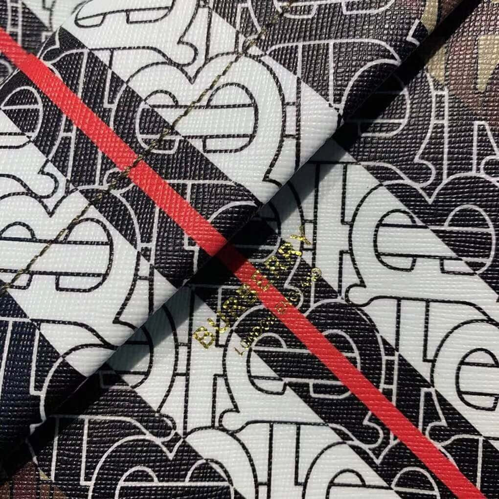 Burberry Monogram Stripe Print E-canvas Backpack 80186511