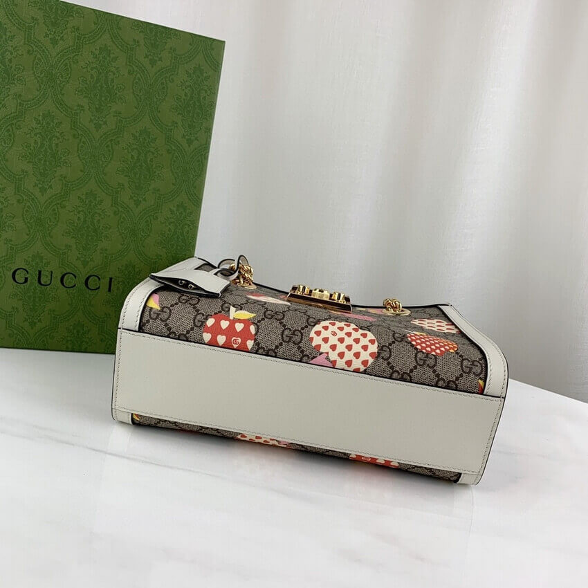 Gucci Padlock GG Heart Apple Pattern Small Shoulder Bag 498156