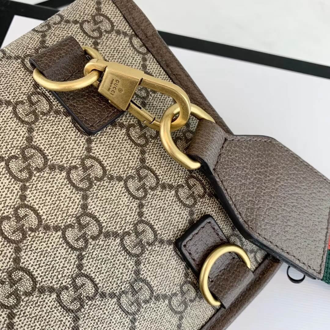 Gucci GG Supreme 489617 Coffee