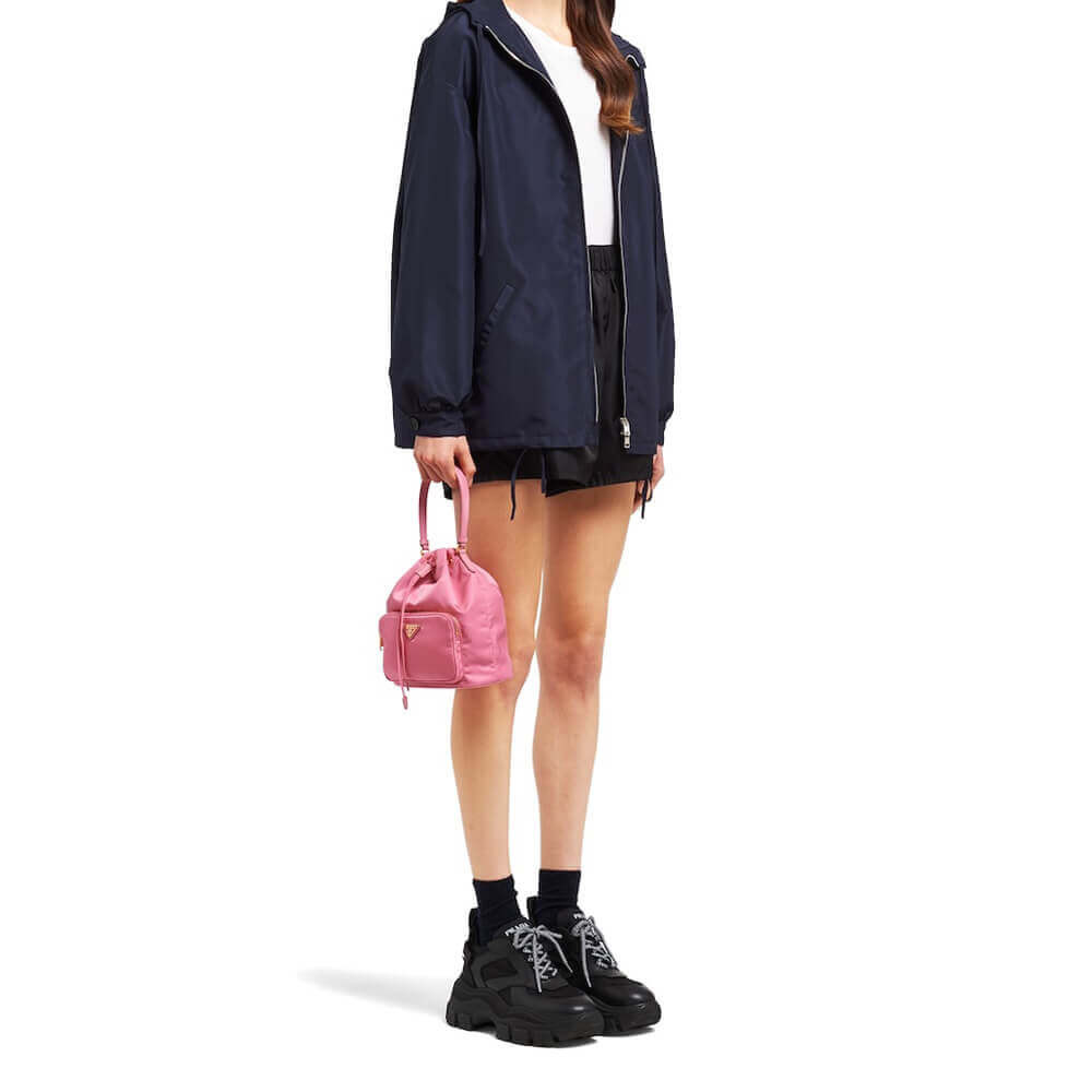 Prada Nylon Duet Shoulder Bag 1BH038