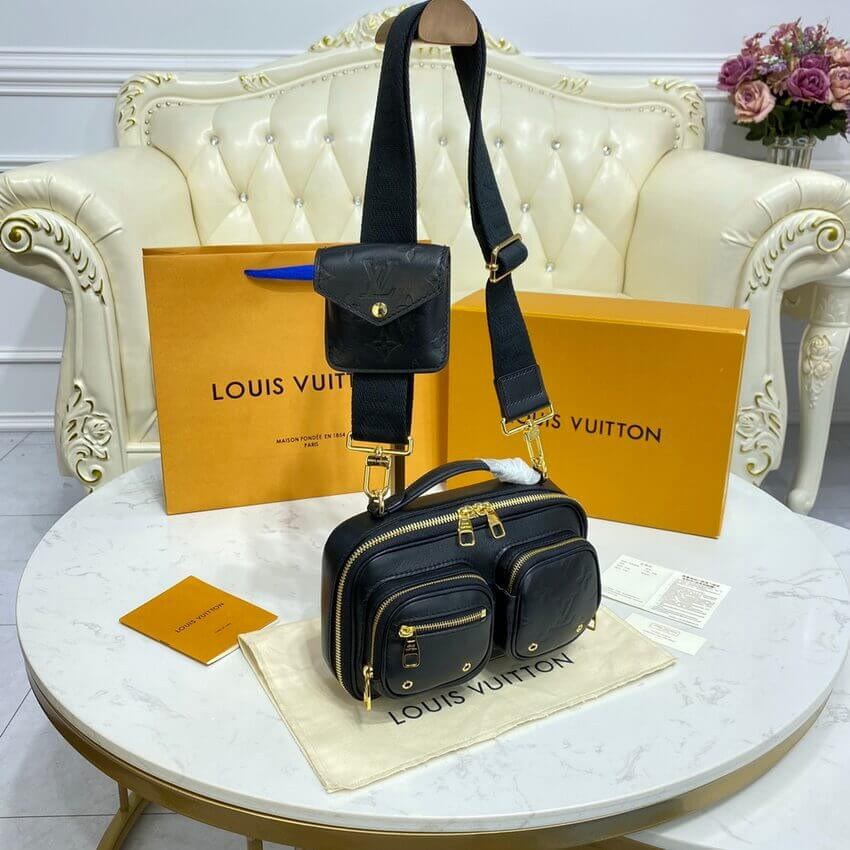 Louis Vuitton Calfskin Leather Utility Crossbody M80450
