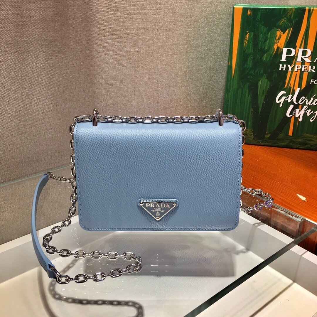 Prada Saffiano Leather Shoulder Bag 1BD032