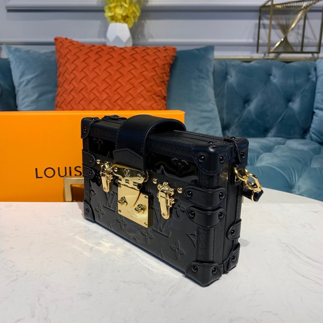 Louis Vuitton Monogram Vernis Petite Malle M54180 M54181