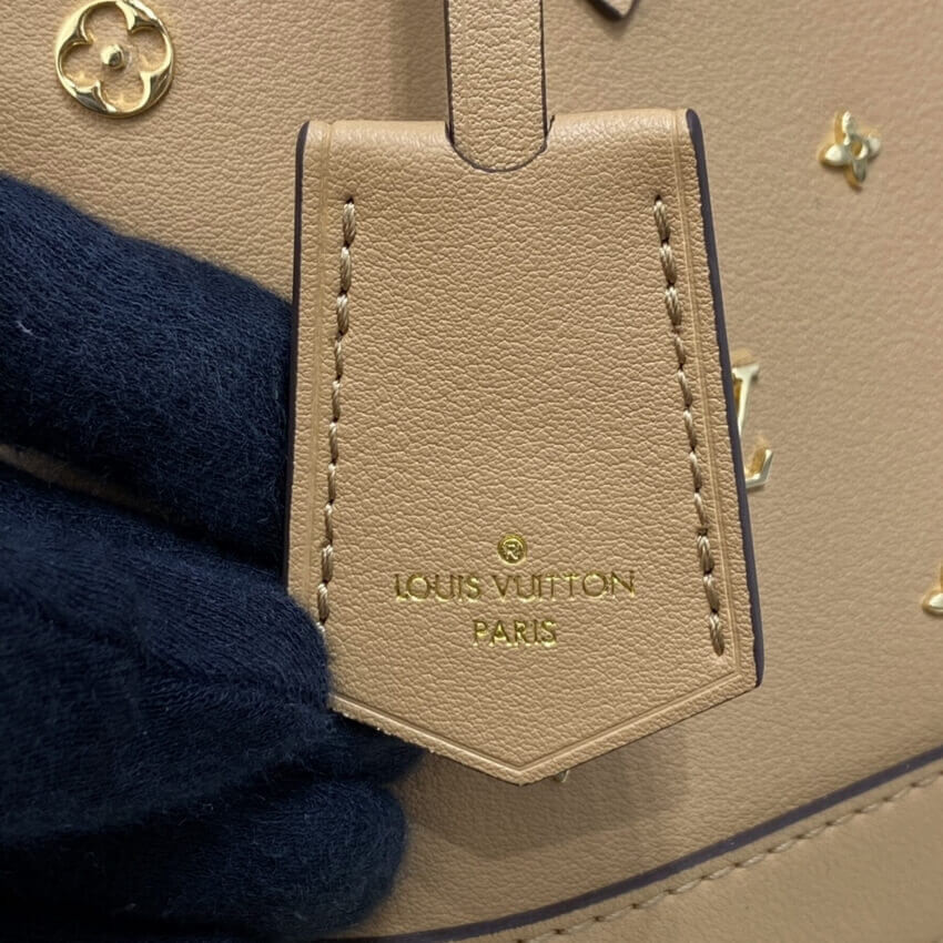 Louis Vuitton Alma BB Monogram Metal in Beige M58638