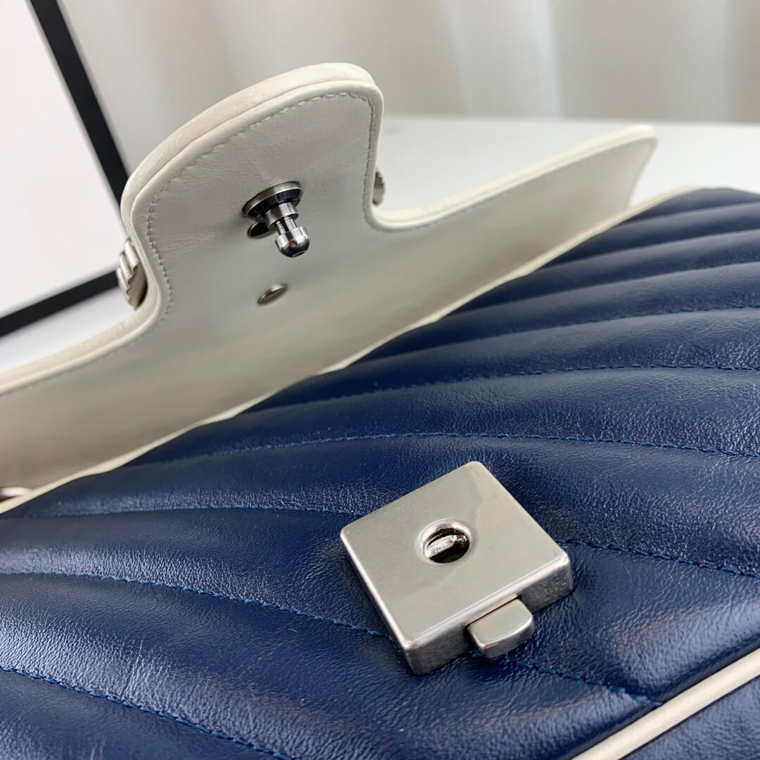 Gucci GG Marmont Small Shoulder Bag 443497 Blue