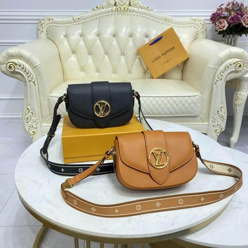 Louis Vuitton LV Pont 9 Soft MM M58968 Sienne Doree