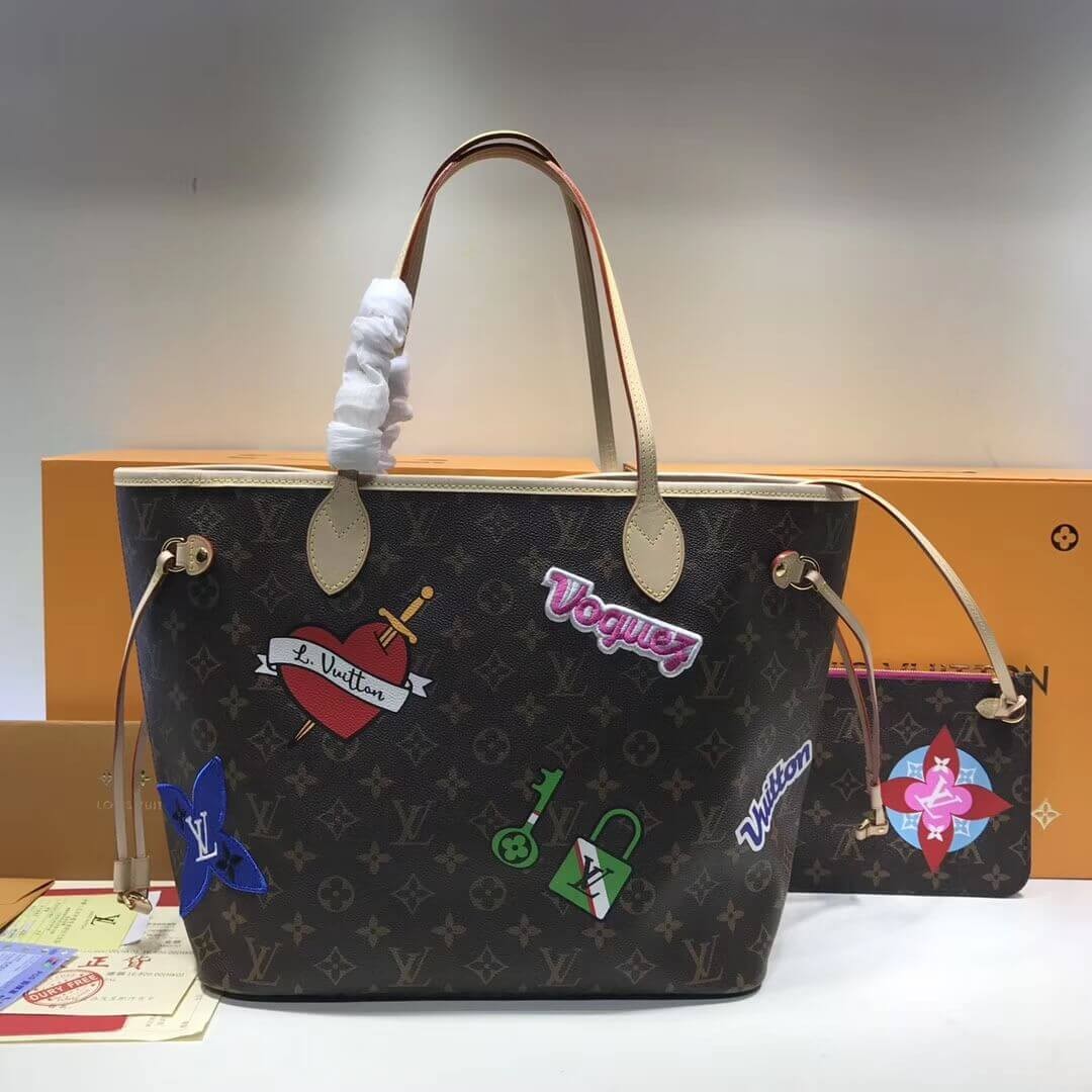 Louis Vuitton Monogram Canvas Neverfull MM M43988