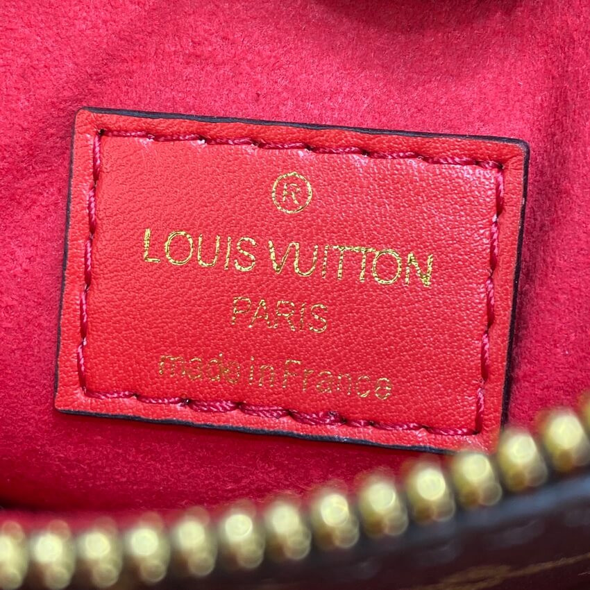 Louis Vuitton Monogram Canvas Flower Tote M43553 Red