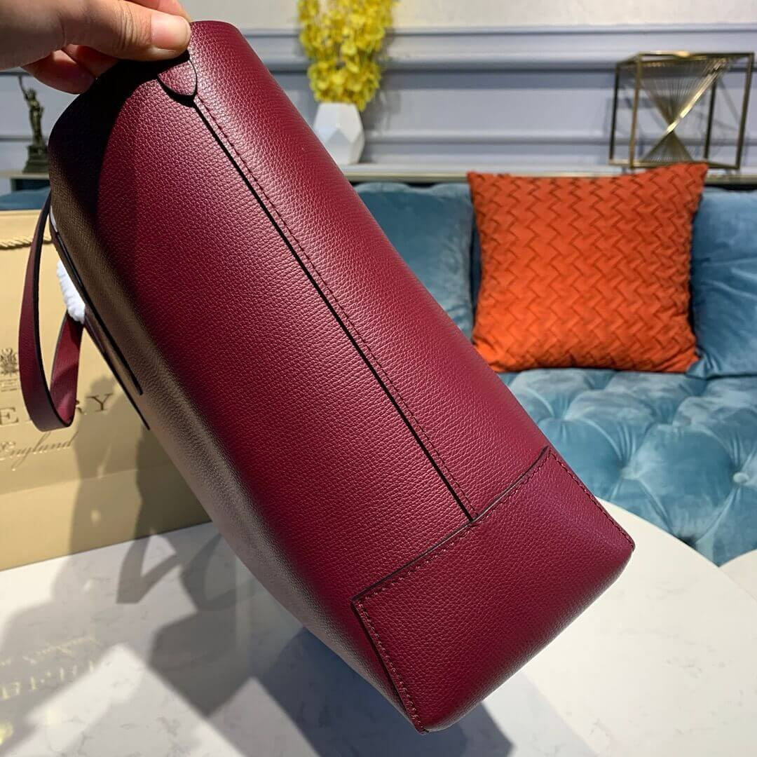 Burberry Embossed Monogram Motif Leather Tote 80196281