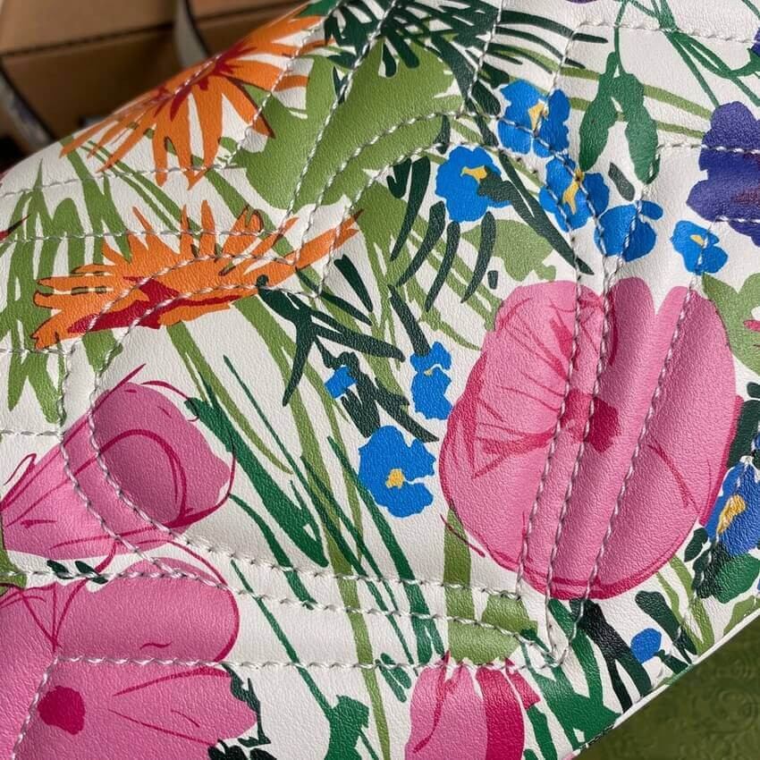 Gucci Ken Scott Print GG Marmont Mini Shoulder Bag 446744