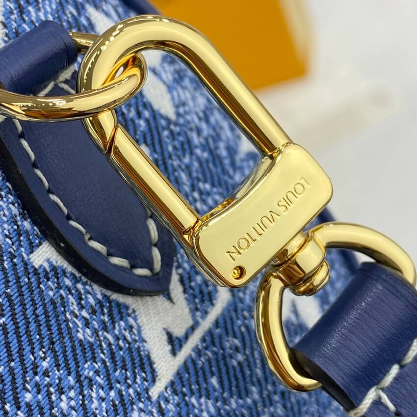 Louis Vuitton Monogram Jacquard Denim Nano Speedy M81168 M81213