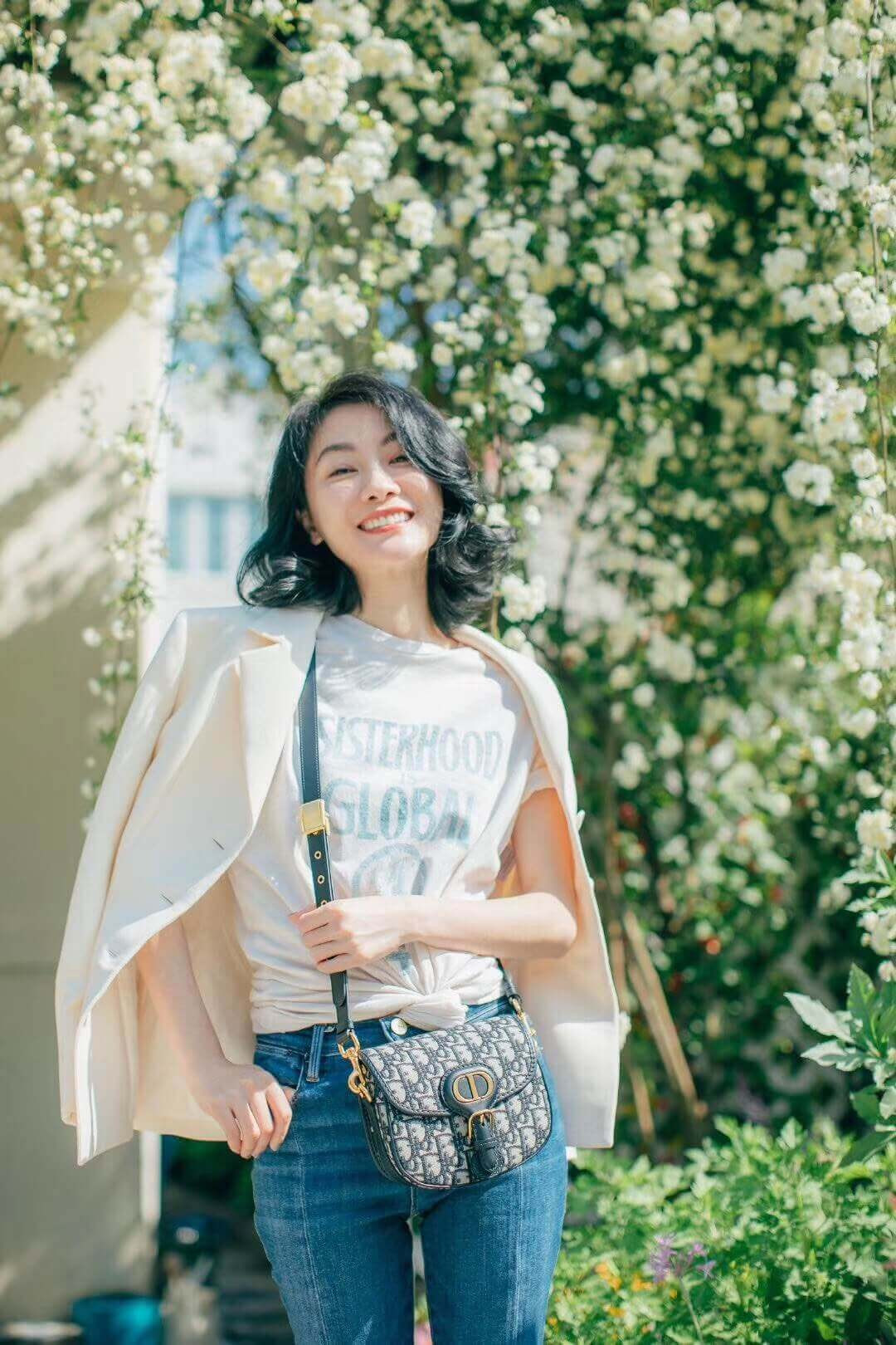 Christian Dior Medium Dior Bobby Bag in Oblique Jacquard M9319