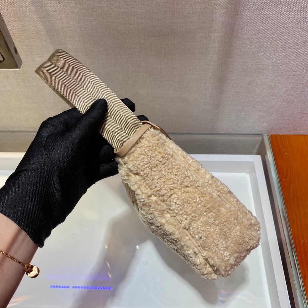 Prada Re-Edition 2000 Shearling Mini Bag NE515