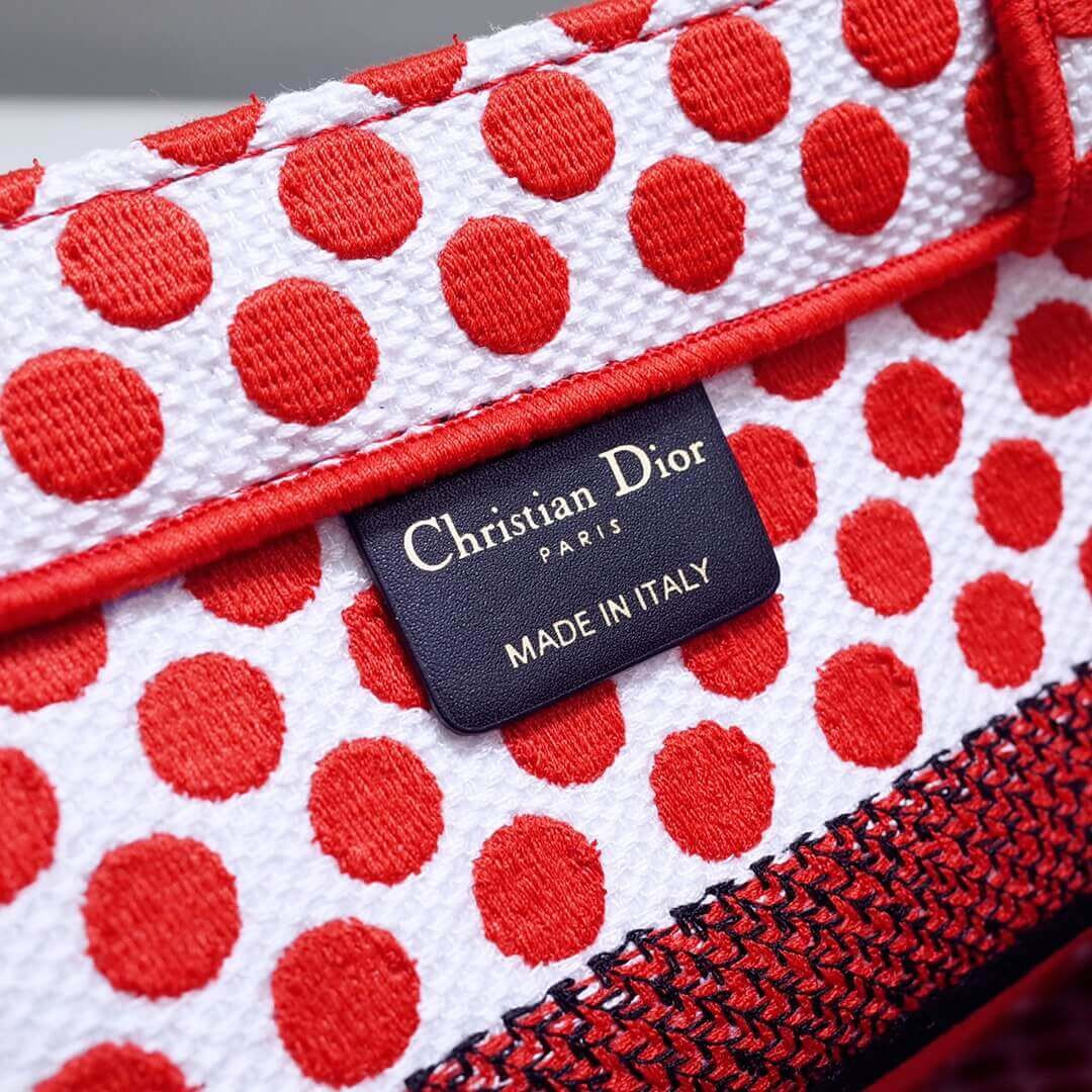 Dior Polkadot Dioramour Small Book Tote Bag M1296