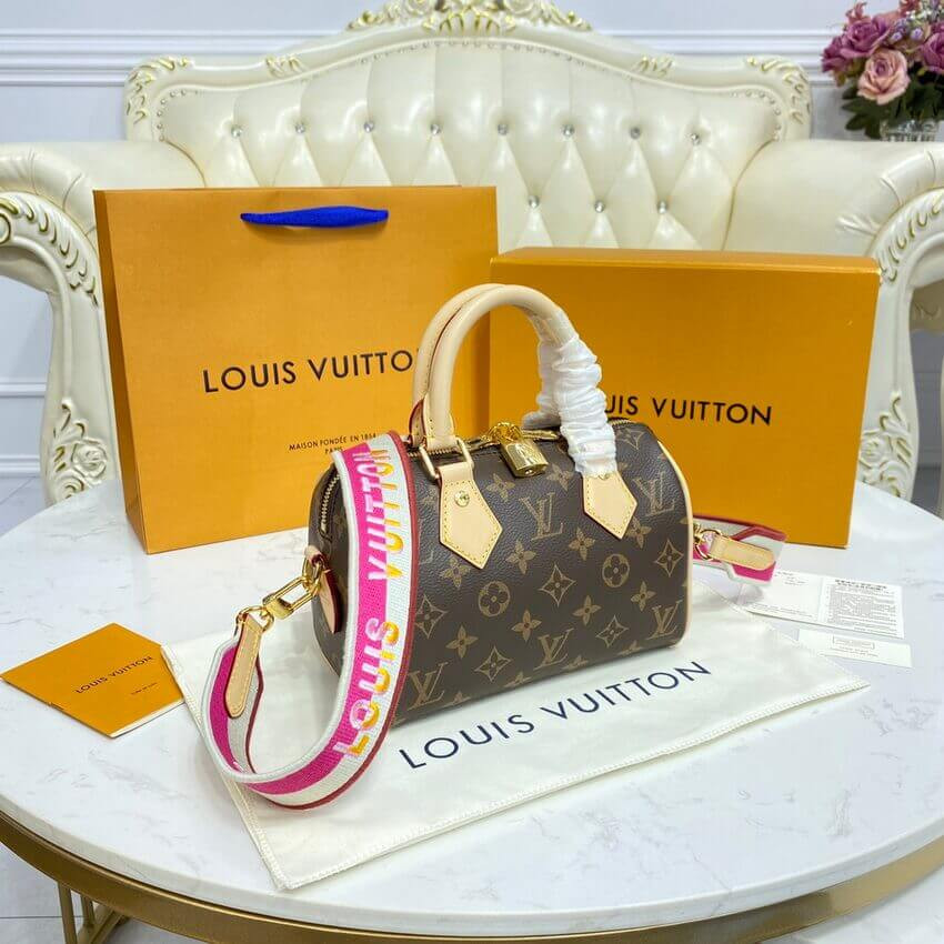 Louis Vuitton Monogram Speedy Bandouliere 20 M45948 Fuchsia