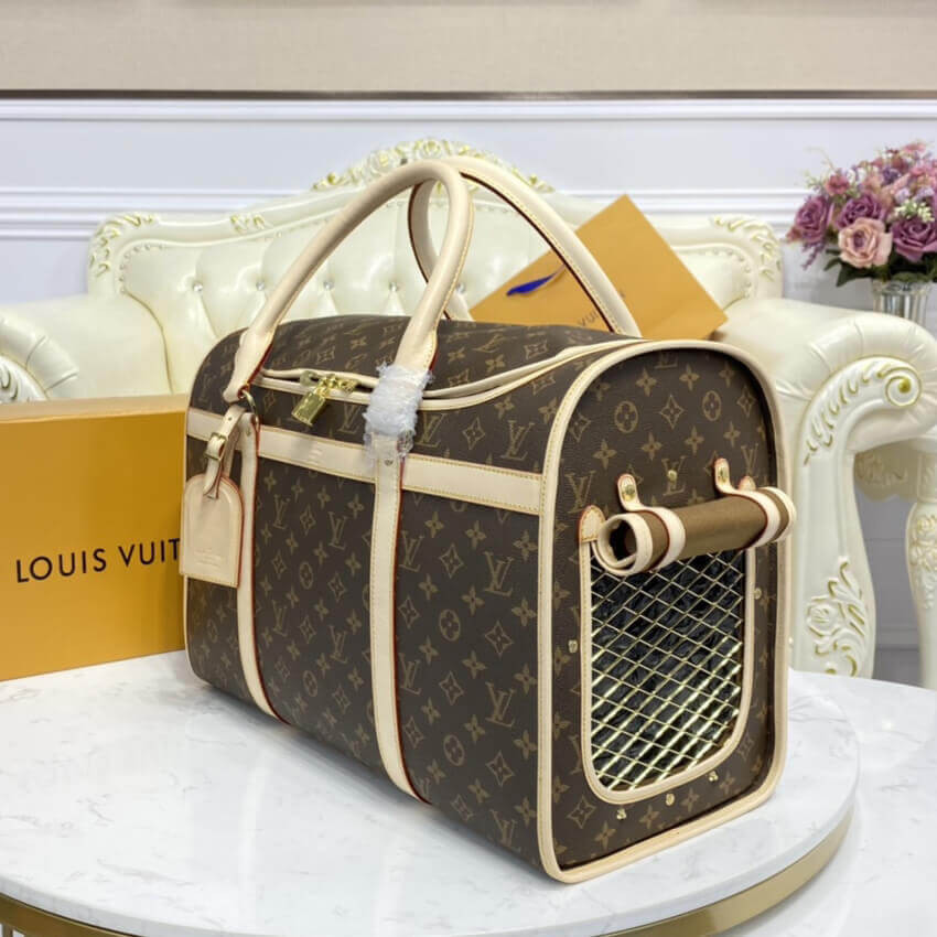 Louis Vuitton Monogram Canvas Dog Carrier 50 M42021