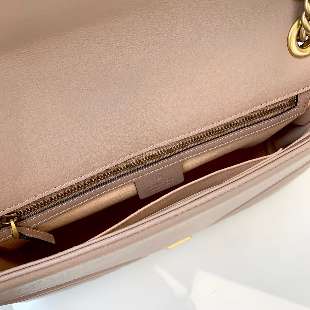 Gucci GG Marmont Medium Matelassé Shoulder Bag 443496