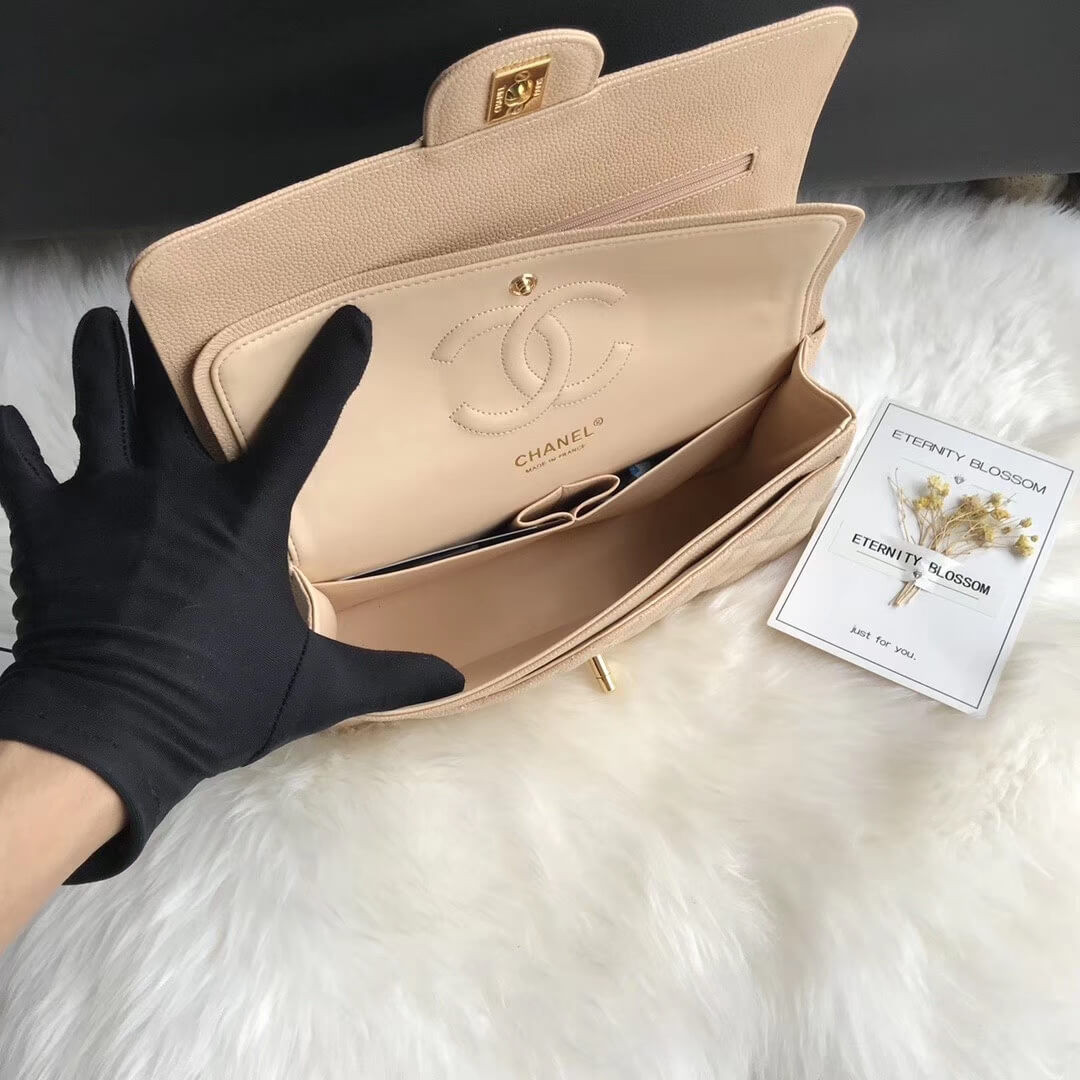 Chanel Caviar Calfskin Classic Flap Bag A01112