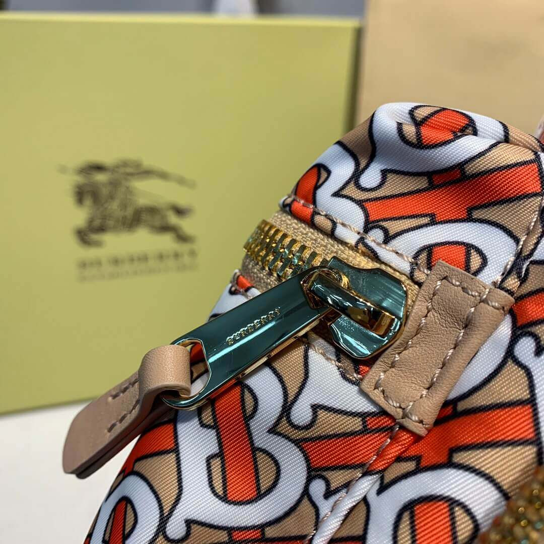 Burberry The Medium Rucksack in Monogram Print Nylon 80134111