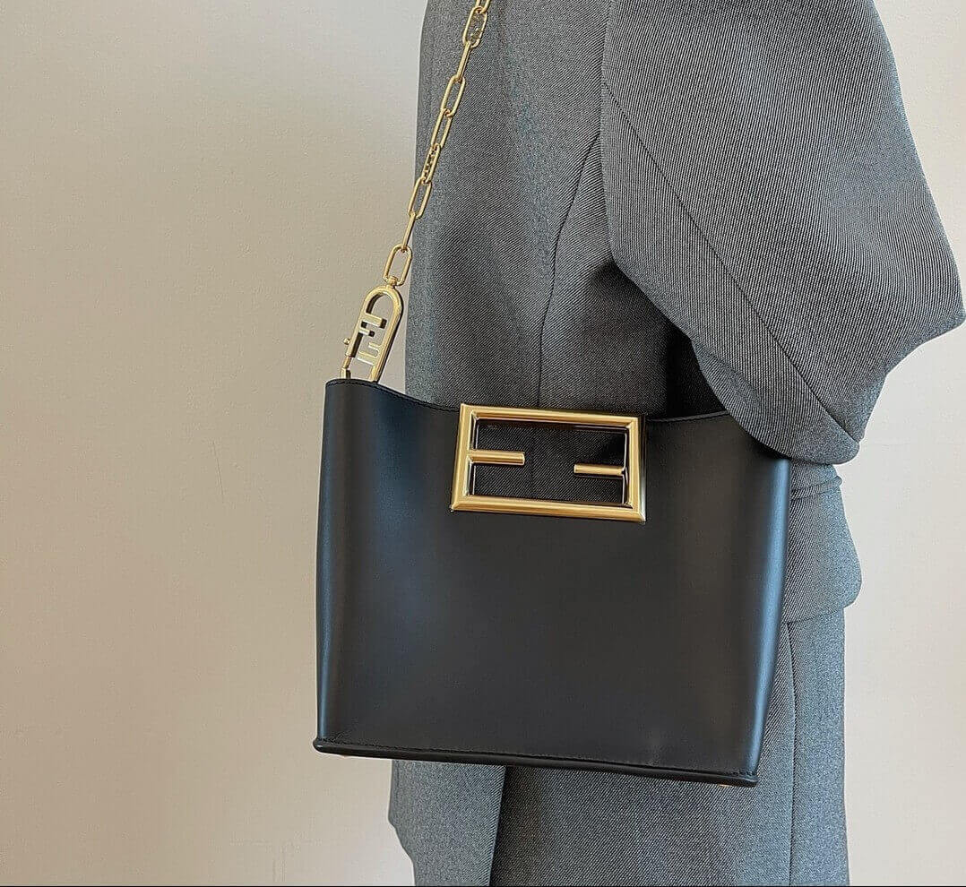 Fendi Calf Leather Small Way Bag 8BS054