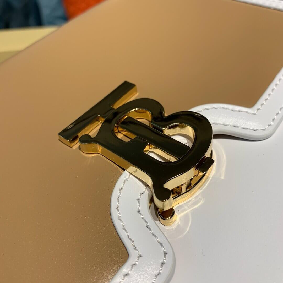 Burberry Medium Two-tone Leather TB Bag 80111991