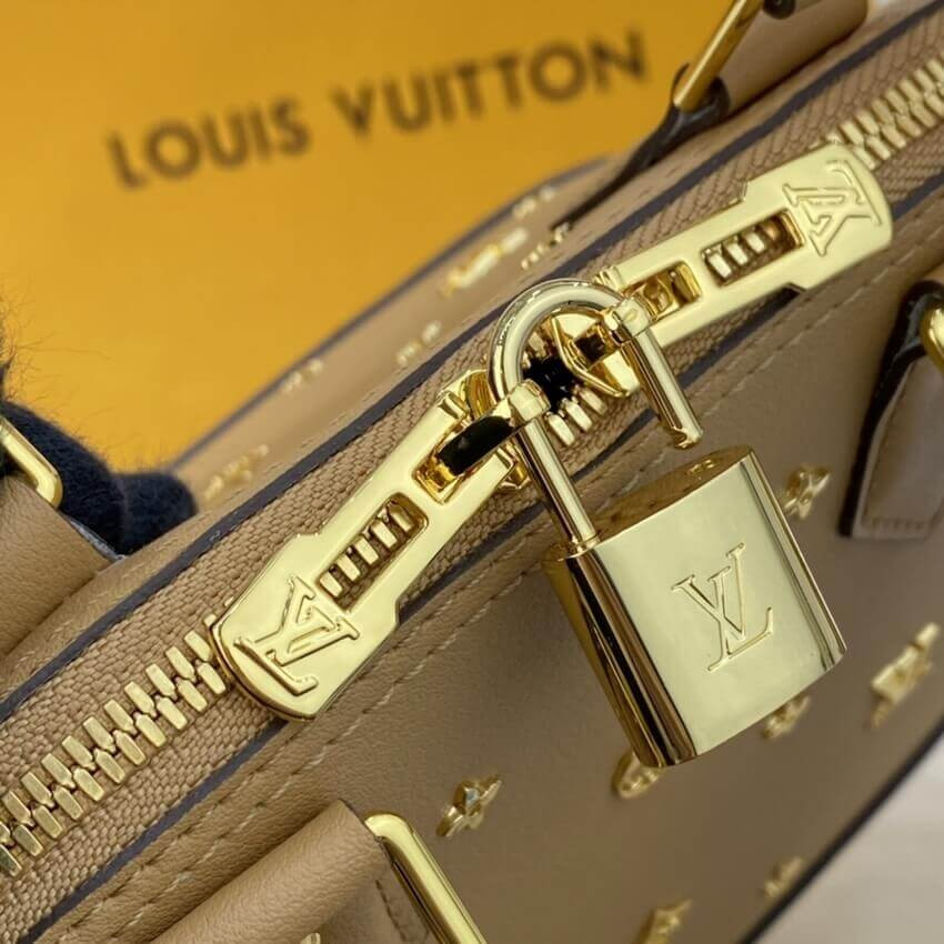 Louis Vuitton Alma BB Monogram Metal in Beige M58638