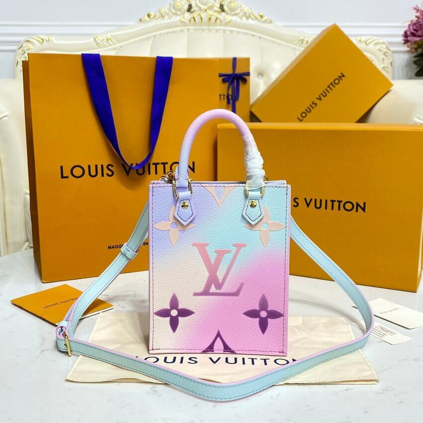 Louis Vuitton Petit Sac Plat M81341 Sunrise Pastel