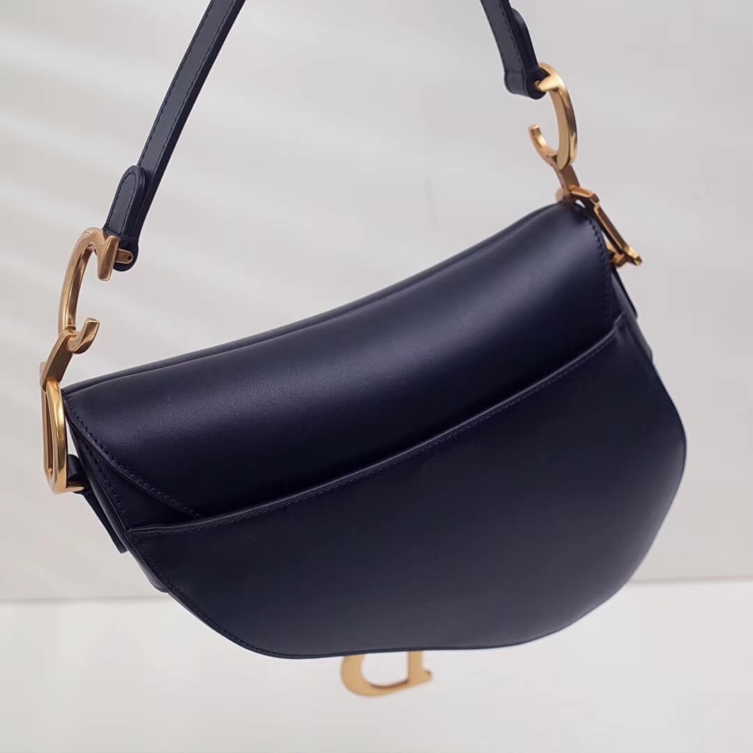 Christian Dior Smooth Calfskin Saddle Bag M0446
