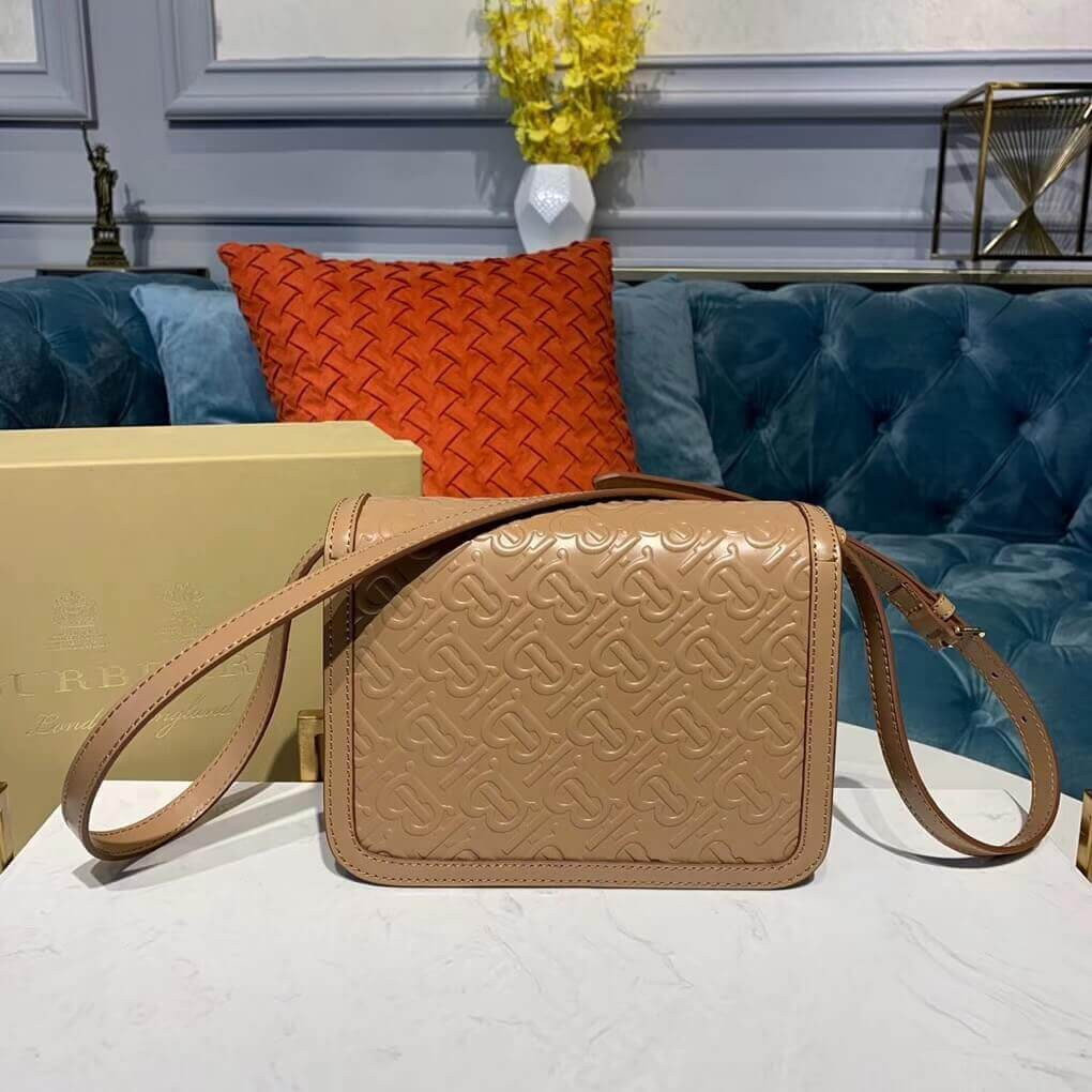 Burberry Small Monogram Leather TB Bag 80140861