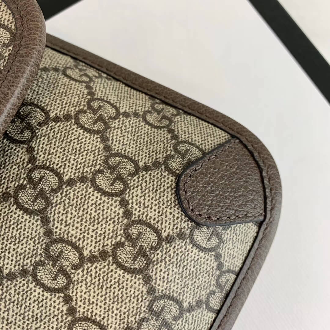 Gucci GG Supreme 489617 Coffee