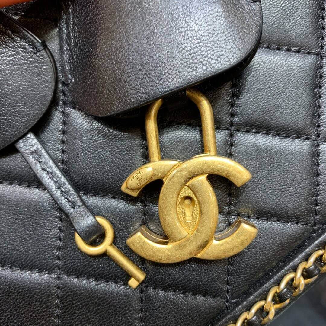 Chanel Chain Around CC Filigree Small Vanity Bag AS1785