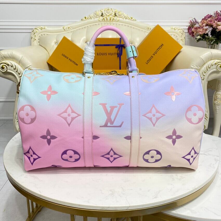 Louis Vuitton Keepall Bandouliere 50 M59943 Sunrise Pastel