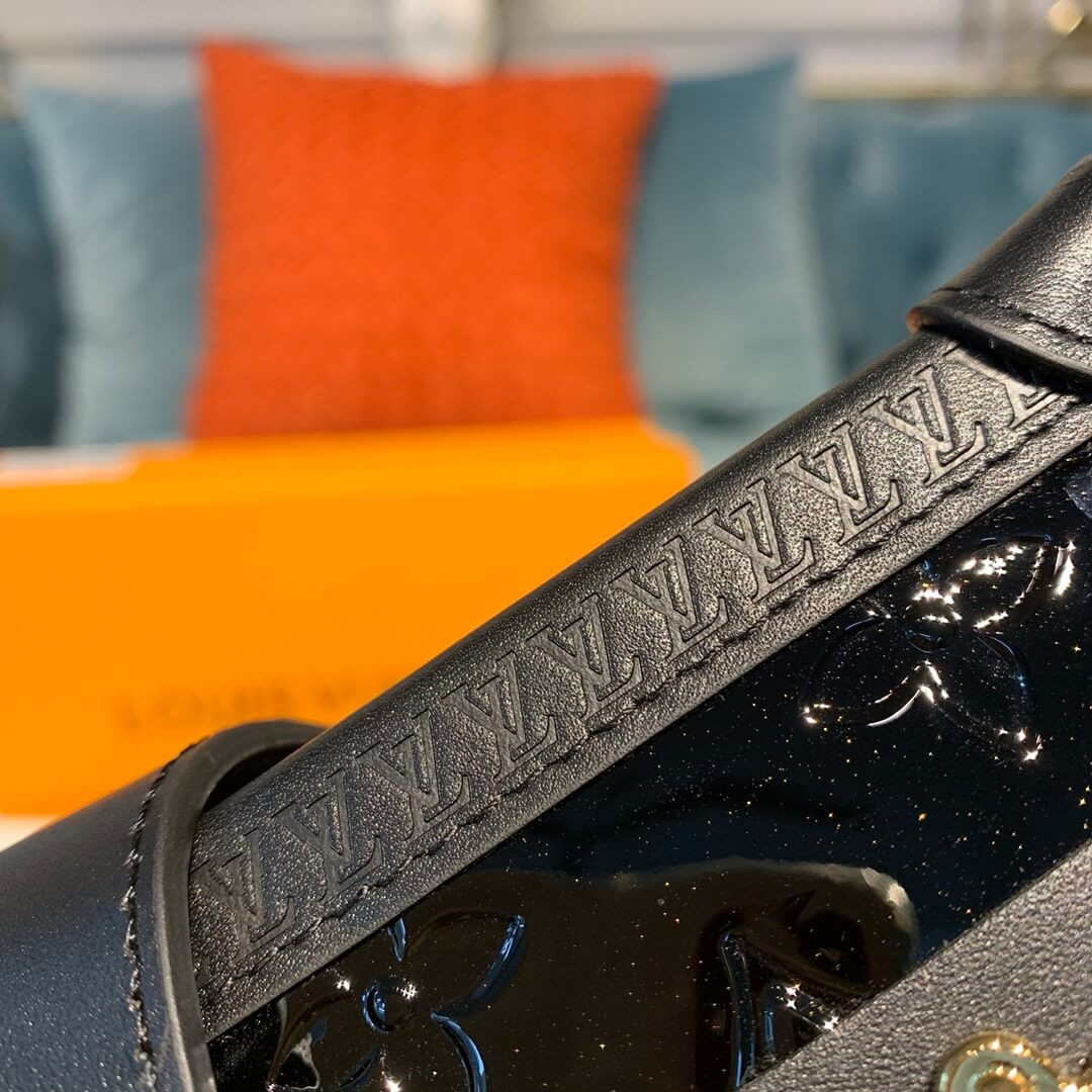 Louis Vuitton Monogram Vernis Petite Malle M54180 M54181