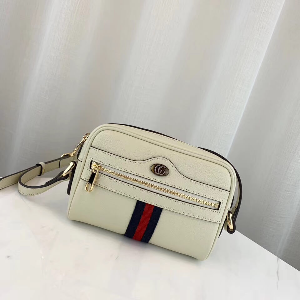 Gucci Ophidia Leather Mini Bag 517350