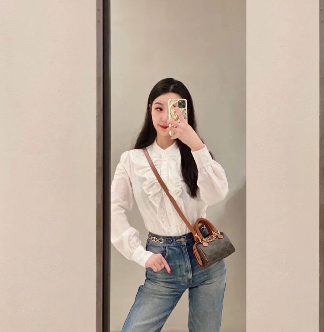 Celine Mini Boston Bag In Triomphe Canvas 195112