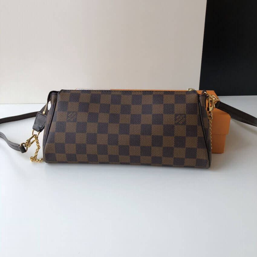 Louis Vuitton Damier Ebene Canvas Eva Clutch N55213