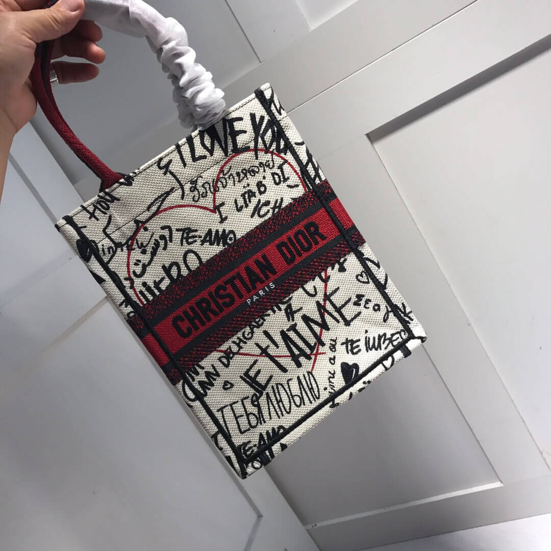 Dior Dioramour Vertical Book Tote Bag M1272